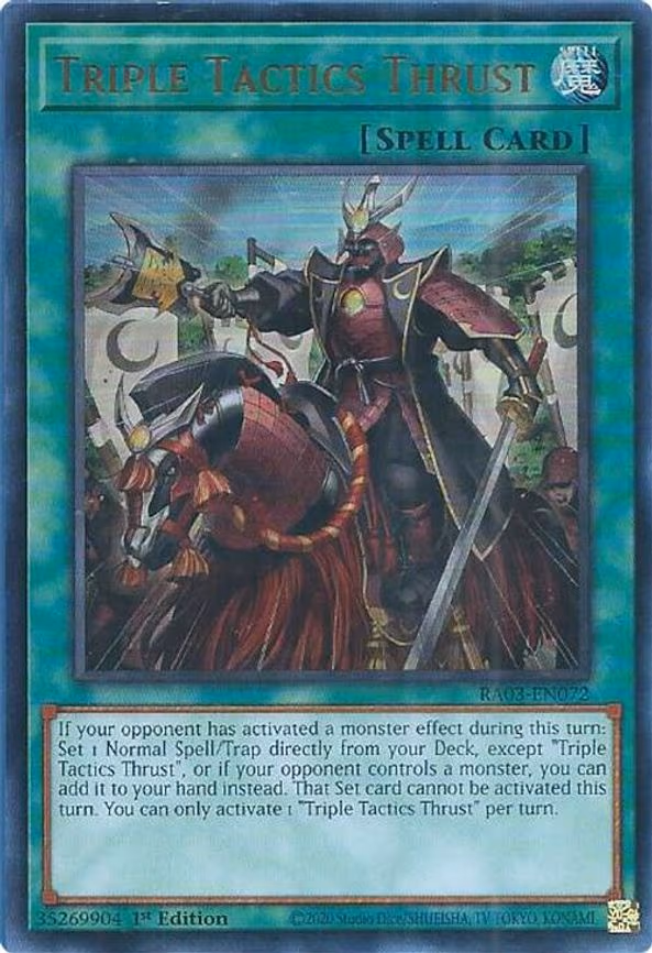 Triple Tactics Thrust
